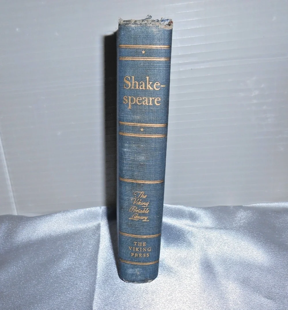 The Portable Shakespeare Viking Portable Library Hardcover 1944 Vintage Book